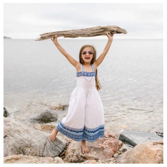 Pink Chicken Blake blue and white Jumper Sz 4Y - Picture 2 of 5